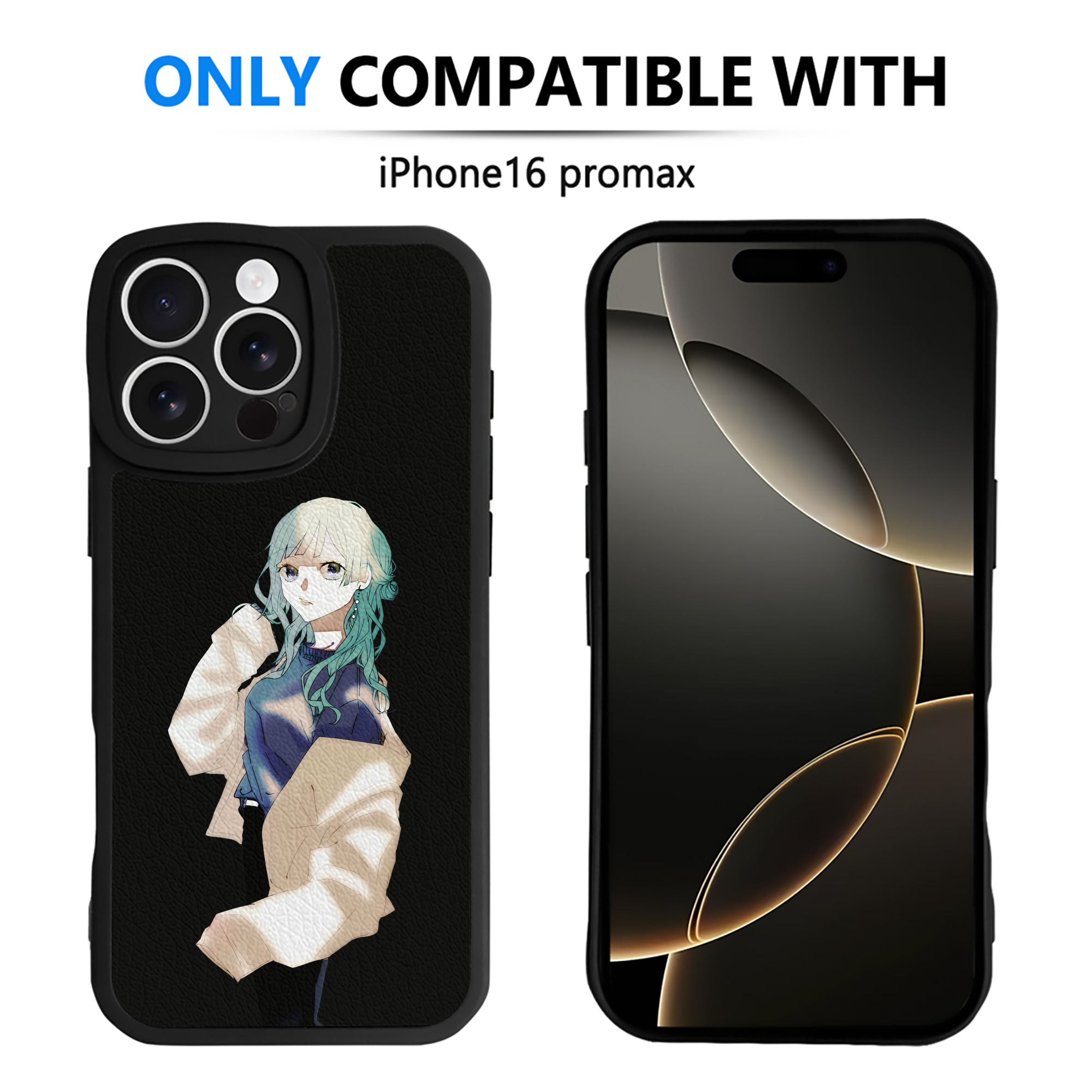 （画像用） 呪術廻戦 Jujutsu Kaisen 【iPhone 16シリーズ対応】シリコンスマホケース（レザー調） 材質：シリコン